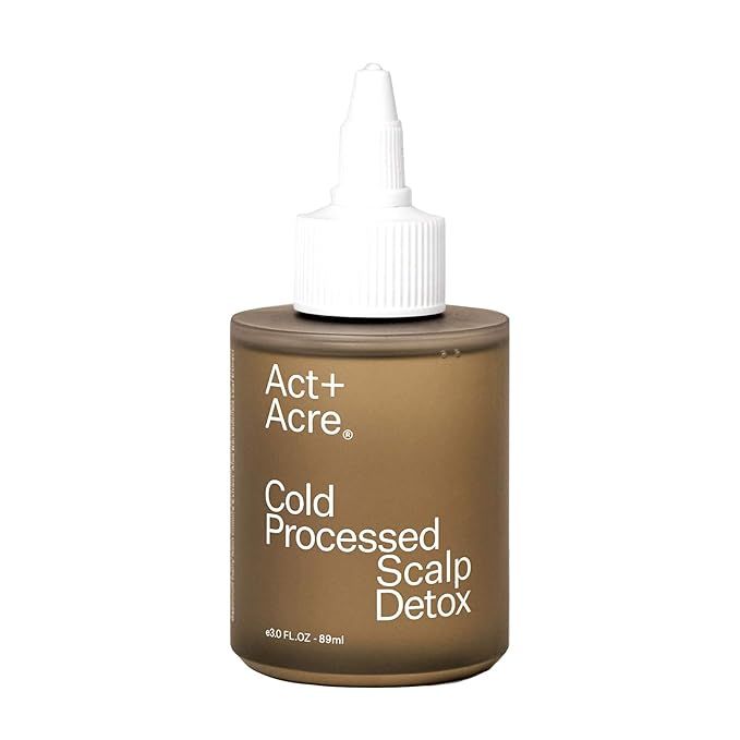 Act+Acre Cold Processed Vitamin E Scalp Detox Oil - Sulfate Free Scalp Care with Oil for Dandruff... | Amazon (US)