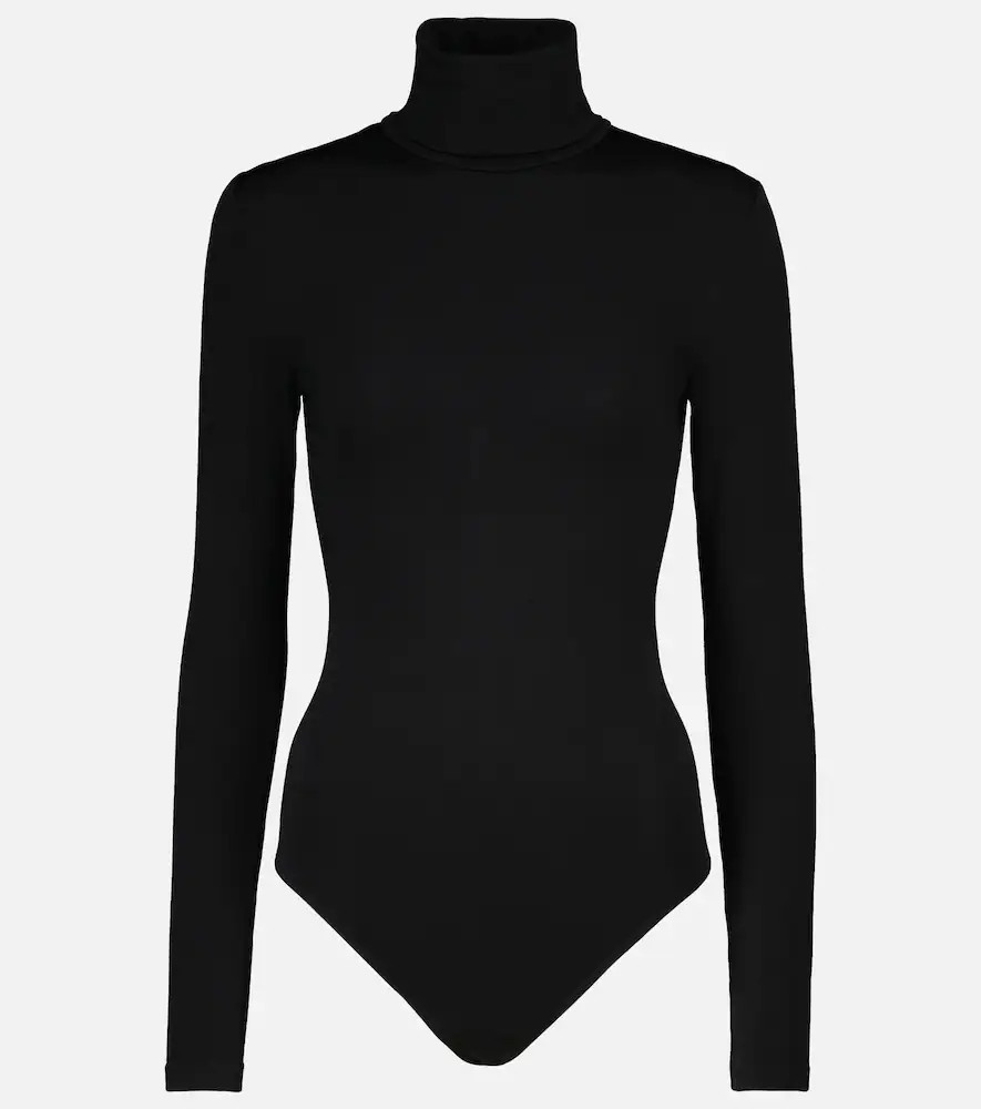 Wolford Colorado cotton-blend turtleneck bodysuit | Mytheresa (US/CA)