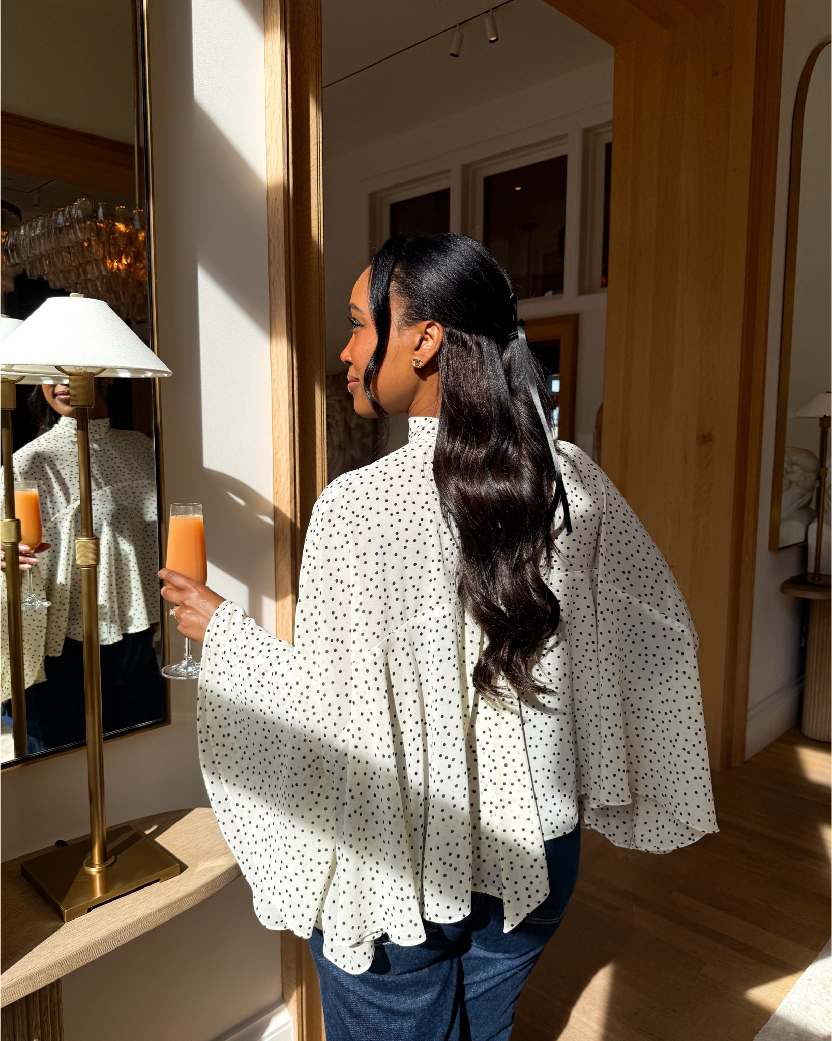 Micro polka dots that are perfect for spring 🖤



#LTKootd #LTKSeasonal #LTKSaleAlert