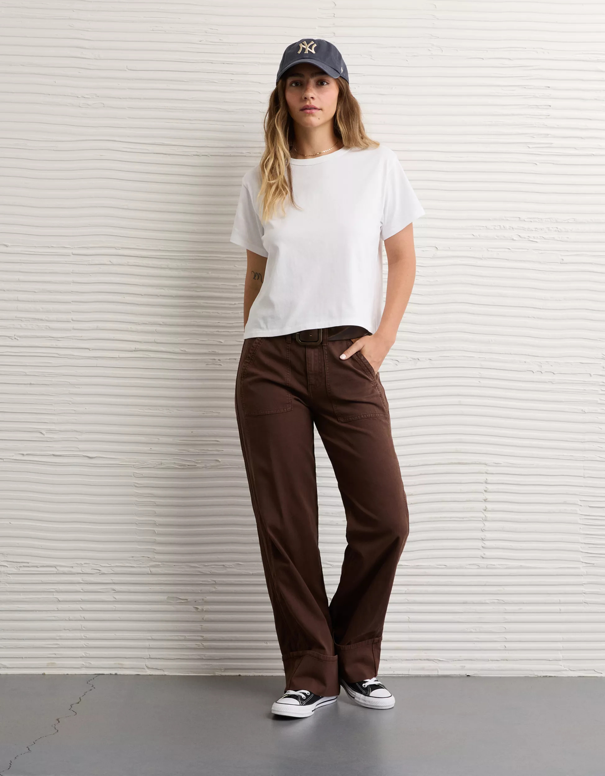 AE Stretch High-Waisted Utility Stovepipe Pant | American Eagle Outfitters (US & CA)