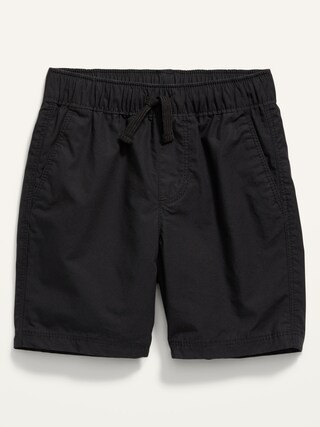 Functional-Drawstring Solid Poplin Shorts for Toddler Boys | Old Navy (US)