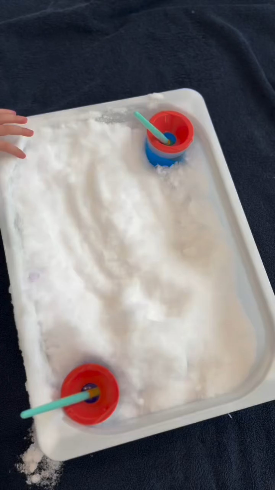 With these freezing temps, we’re trying all the fun activities indoors! 🤭❄️🎨 

And if you have over a foot of snow like us, this activity is so easy to prep and our toddler played with this for so long! All I did was add some colored water, paint brushes, and pipettes ☺️

Comment SHOP for details on what we used or follow me on @shop.ltk 🛍️🛍️🛍️

#toddlermom #momlife #snow #snowday #sensoryplay