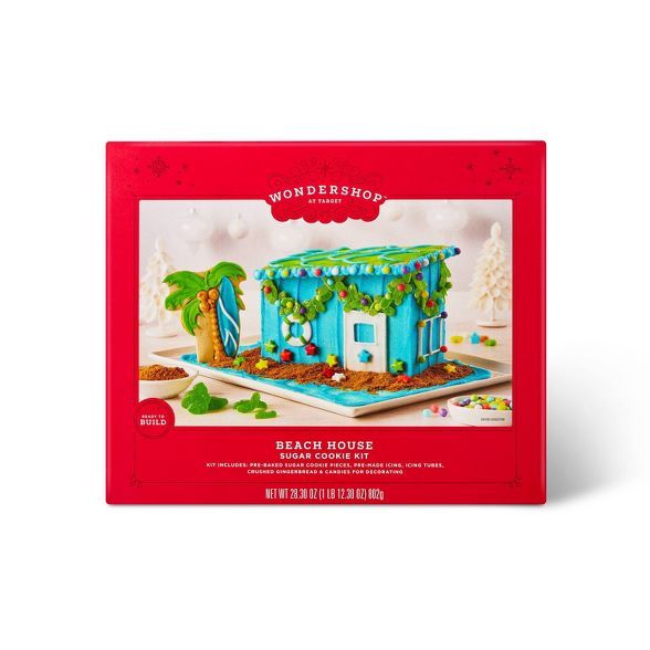 Holiday Beach House Sugar Cookie Kit - 28.30oz - Wondershop™ | Target