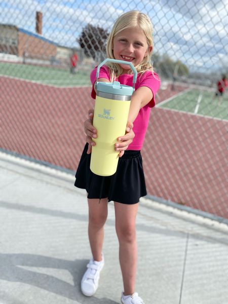 We spend a lot of time on these courts. 3 kids playing tennis makes for some long days! We never forget our Stanleys! #Stanleypartner
My daughter’s personal favorite is the  THE ICEFLOW™ FLIP STRAW TUMBLER! It’s a great one for sports! It keeps your drinks cold all day and we just love the flip straw! 
Be sure to check out the fun color combos! 

@stanley

