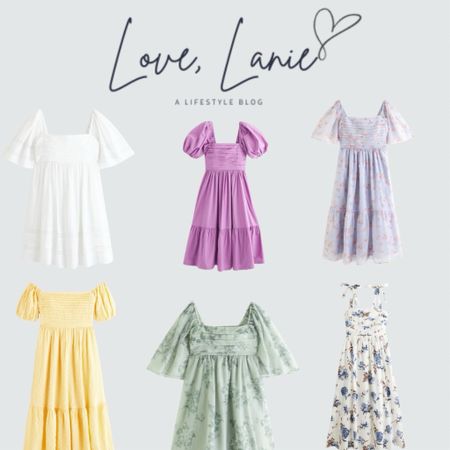 It’s time to grab yourself a sweet Easter dress! I’m loving these options from Abercrombie! #easterdress #springoutfits #springoutfit #lovelanie #loevelanieblog 

#LTKstyletip #LTKfindsunder100 #LTKSpringSale