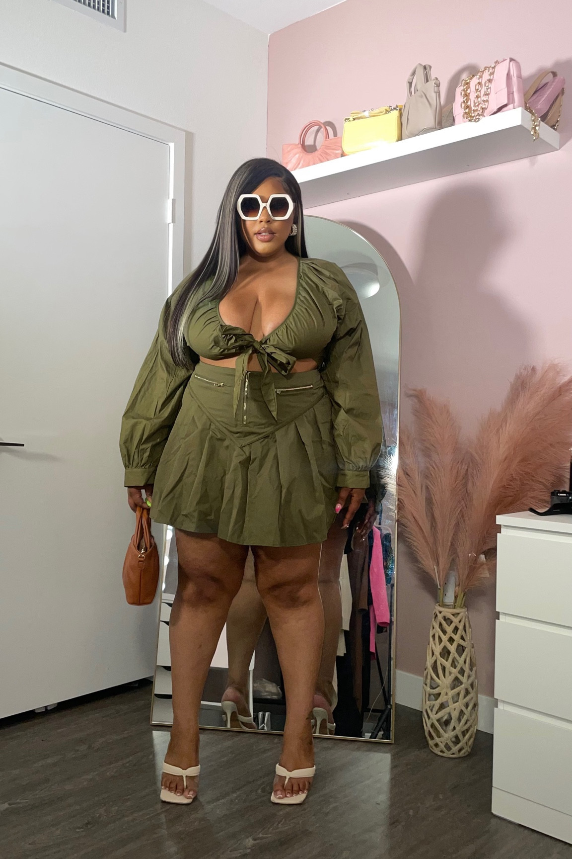 Loving this PLT outfit 🔗🔗 full YouTube try on haul  review YouTube.com/Pariswilliams #plussize #clothinghaul #prettylittlething #tryonhaul

#LTKcurves #LTKstyletip #LTKfit