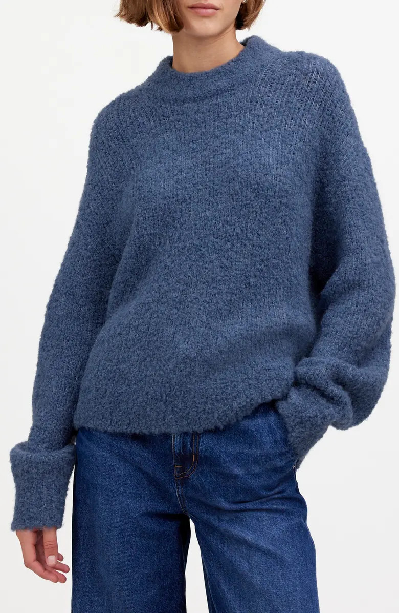 Wool & Alpaca Blend Bouclé Oversize Sweater | Nordstrom Rack