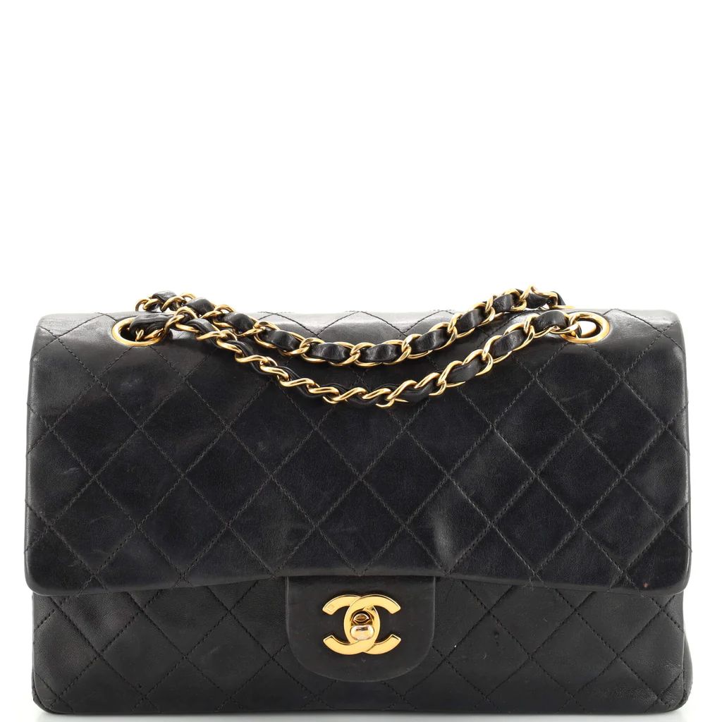 Vintage Classic Double Flap Bag Quilted Lambskin Medium | Rebag