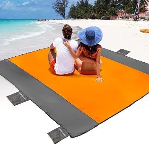 POPCHOSE Beach Blanket, Beach Blanket Waterproof Sandproof, Extra Large Sandproof Beach Blanket for  | Amazon (US)