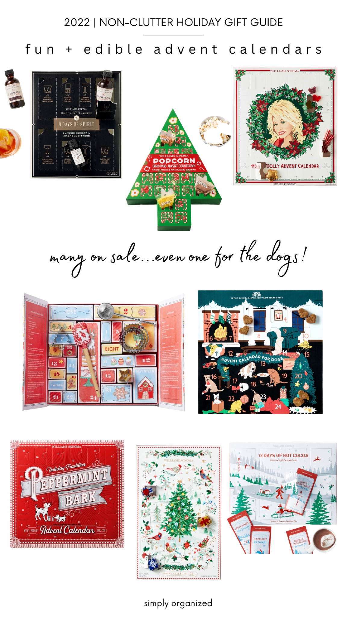Fun, edible advent calendars! Love the baking advent calendar and there’s even one for dogs!! 

#LTKHoliday #LTKCyberweek #LTKSeasonal