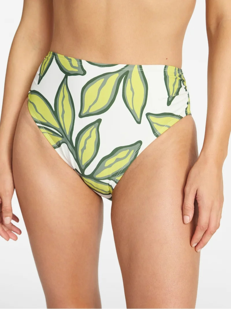 Time and Tru Women's Side Shirred Bikini Bottoms, Sizes XS-XL | Walmart (US)