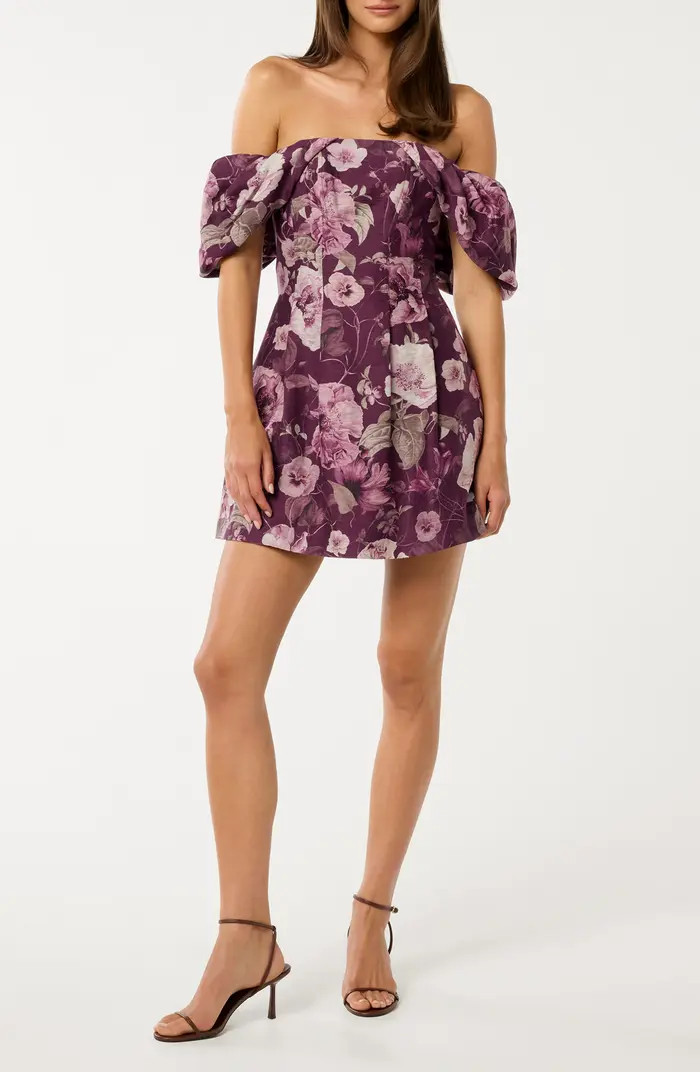 Jacquie Off the Shoulder Minidress | Nordstrom