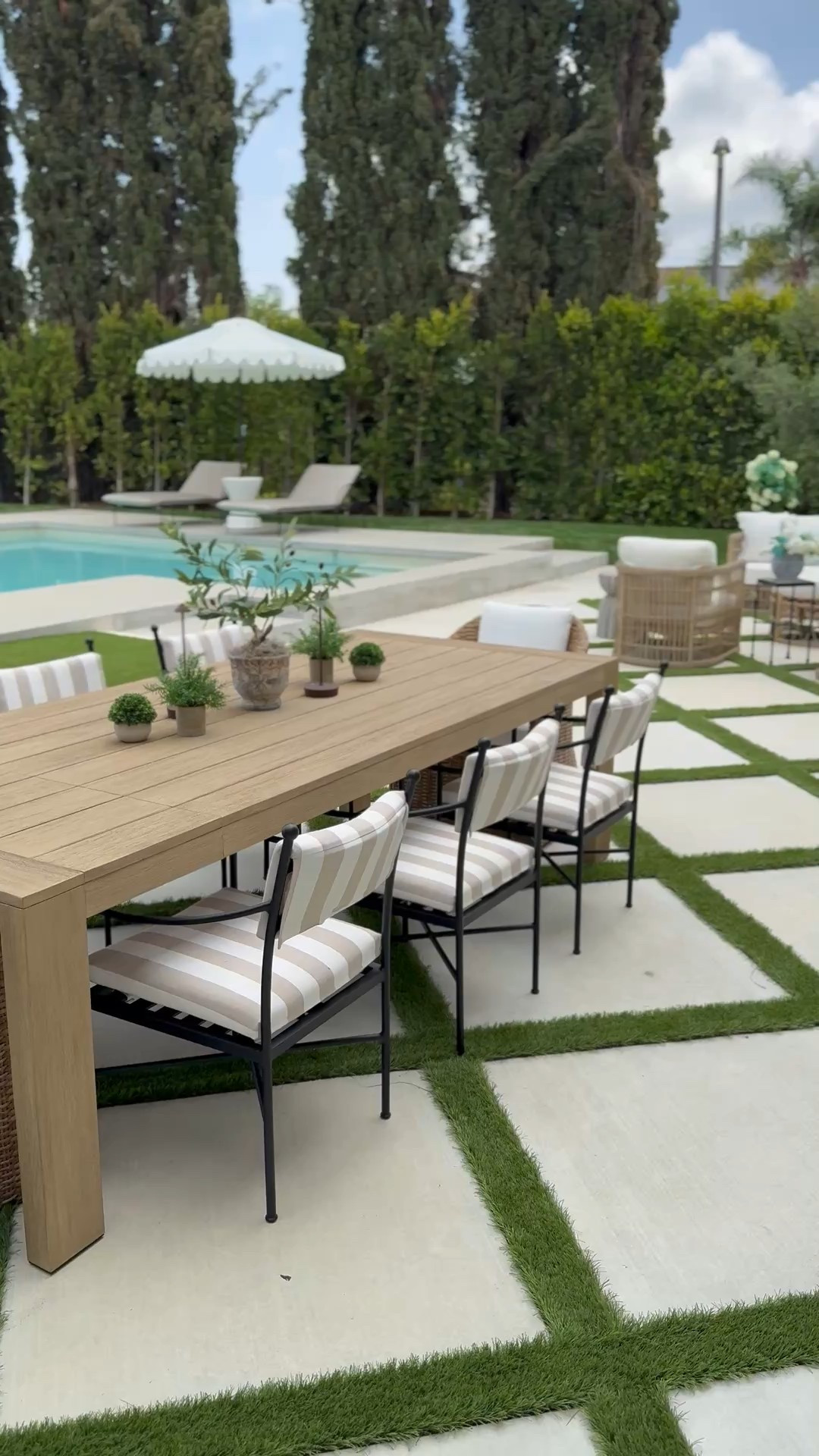 Our outdoor dining table, chairs and decor! Love that this table is extendable. We have both leaves in which seats 8, but up to 10! This is the color Reef.

#LTKHome #LTKSeasonal #LTKSaleAlert