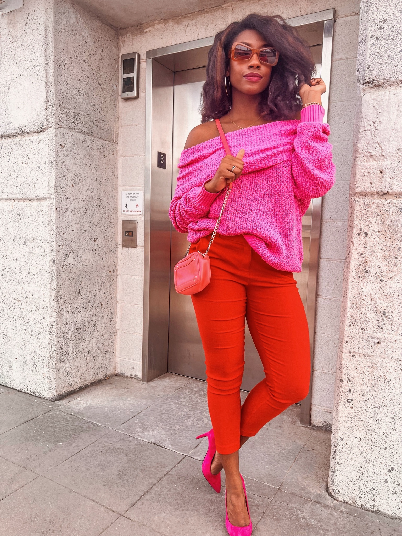 Fuchsia Foldover Off Shoulder … curated on LTK