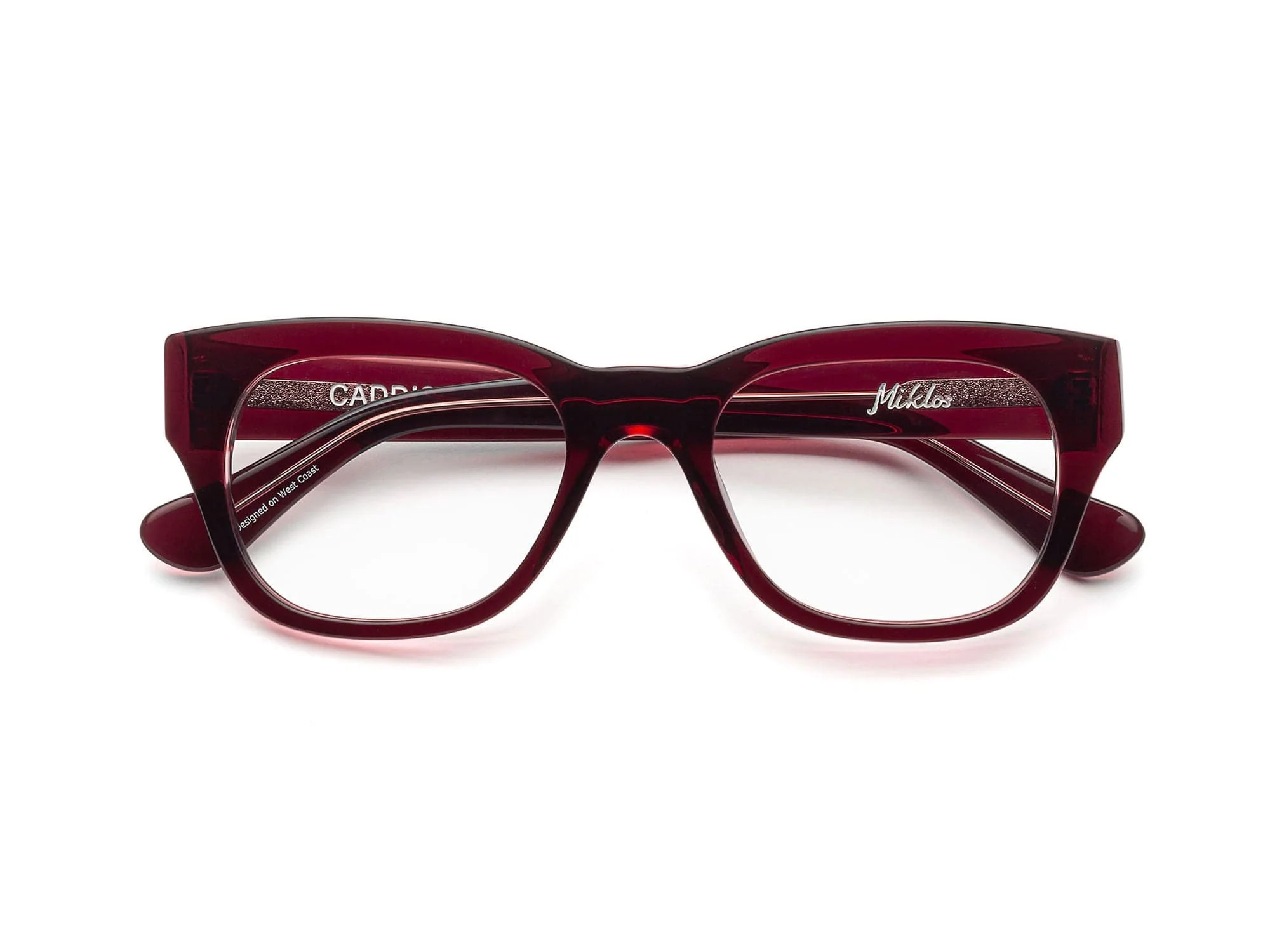 Miklos Reading Glasses - Boxwine Red | Caddis | CADDIS