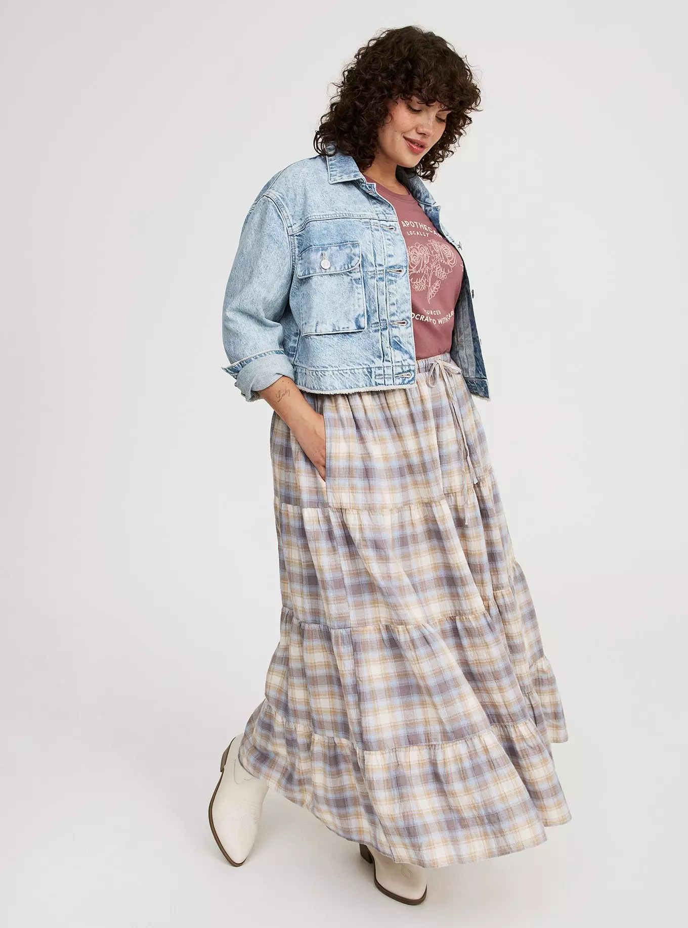 Maxi Tiered Skirt | Torrid (US & Canada)