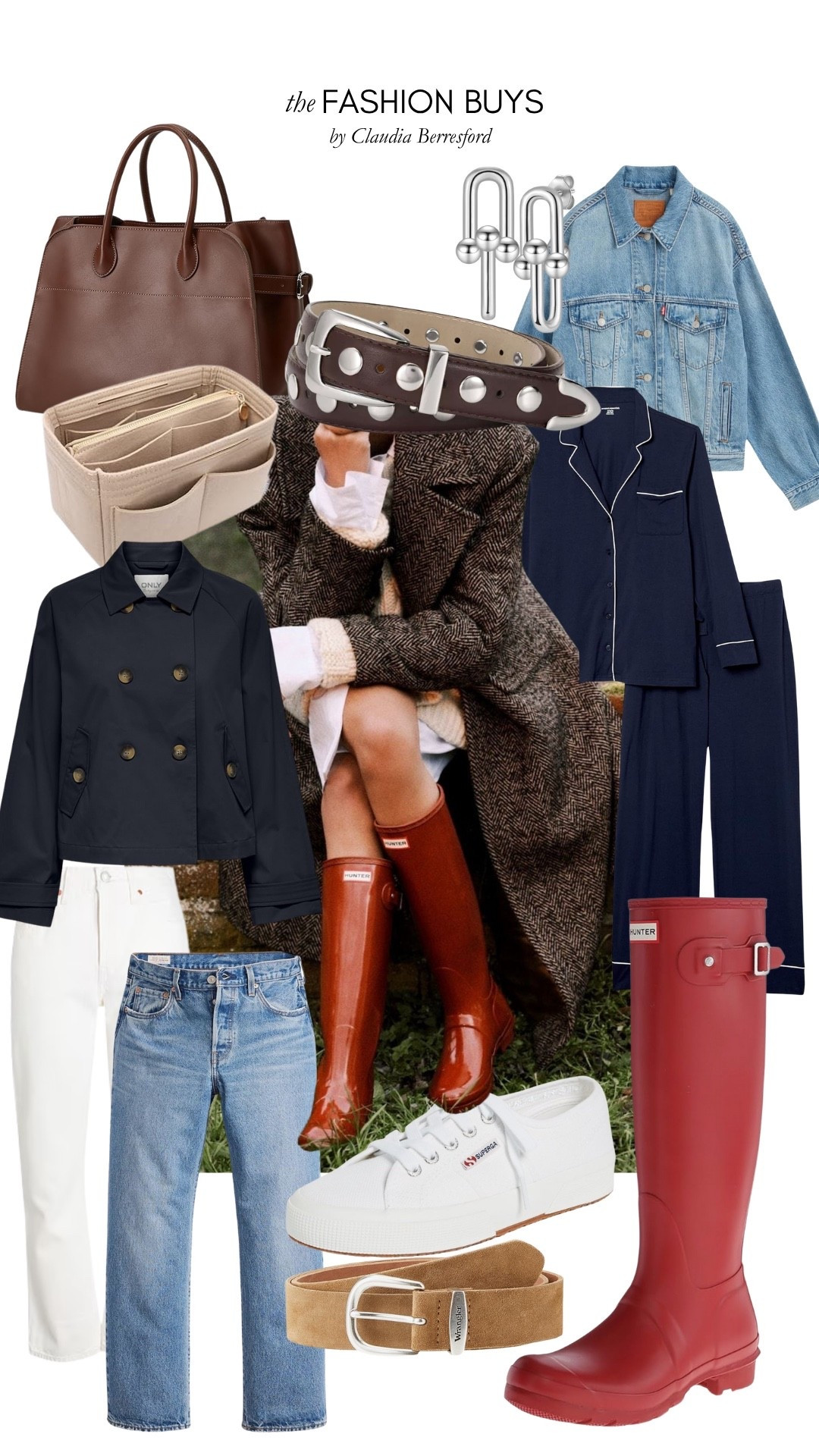 Amazon Prime deals, fashion, outfit, autumn, jackets, bags, superga trainers, bag organizer, studded belt, accessories, tote, designer dupe, designer dupe bag, Levi’s jeans, denim jacket, cropped trench coat, red Hunter wellies, navy pyjamas
#LTKxAmazon

#LTKxAmazon #LTKsale #LTKautumn