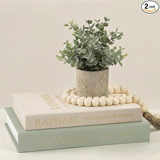 Upgraded Decorative Books for Home Decor - Coffee Table Faux Books for Decoration, Linen Fake Boo... | Amazon (US)