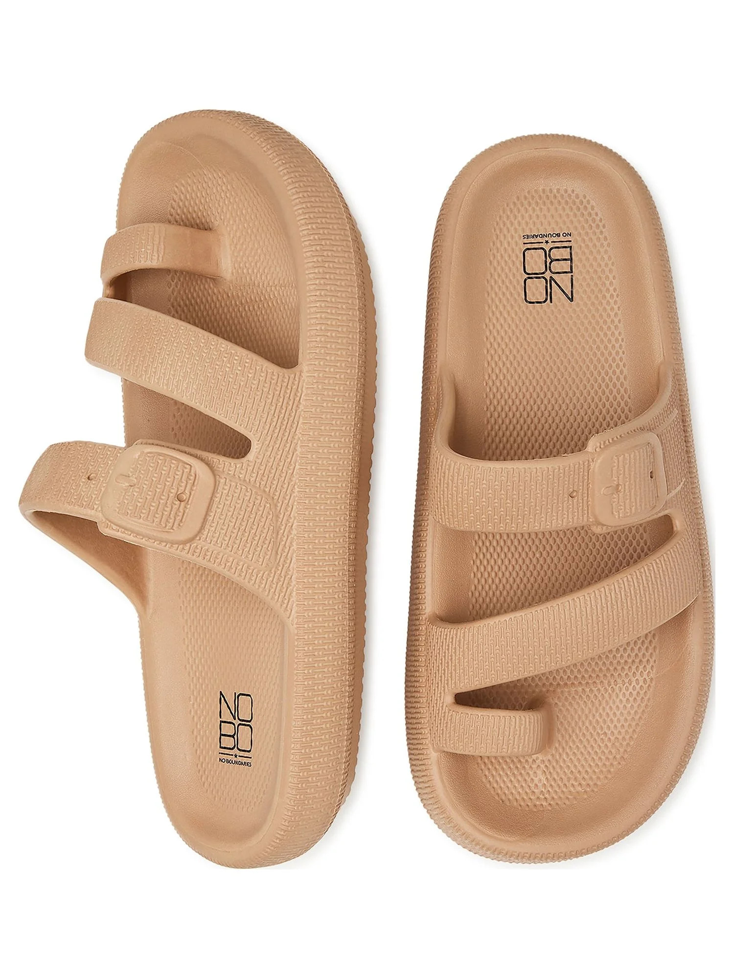 No Boundaries Womens Comfort Slide Toe Thong - Walmart.com | Walmart (US)