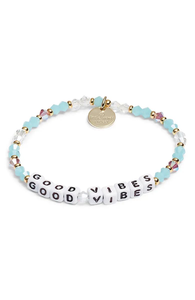 Good Vibes Beaded Stretch Bracelet | Nordstrom