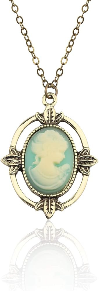 CHOORO Katherine Pierce Cameo Necklace Gift for The Fans | Amazon (US)