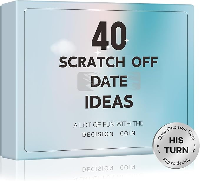 Couples Gifts for Boyfriend Girlfriend, 40 Scratch Off Date Ideas Bridal Shower Gifts, Stocking S... | Amazon (US)