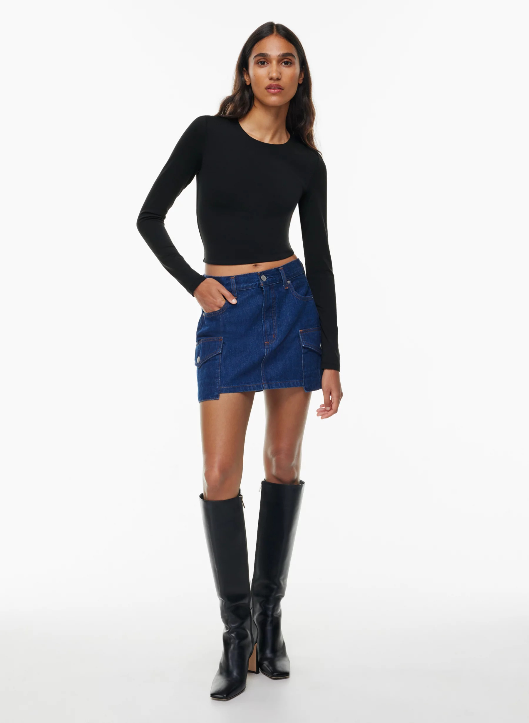 THE '90S CARGO MINI SKIRT | Aritzia