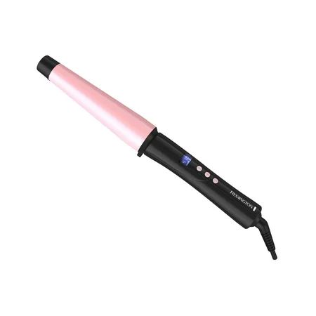 Remington Pro 1-1½” Curling Wand with Pearl Ceramic Technology, Pink/Black, CI9538D | Walmart (US)