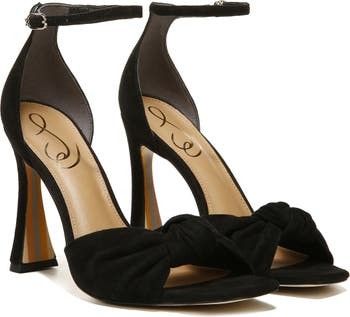 Sam Edelman Lucia Black Ankle Strap Sandals | Black Heels | Black Shoes | Fall Heels | Winter Heels | Nordstrom