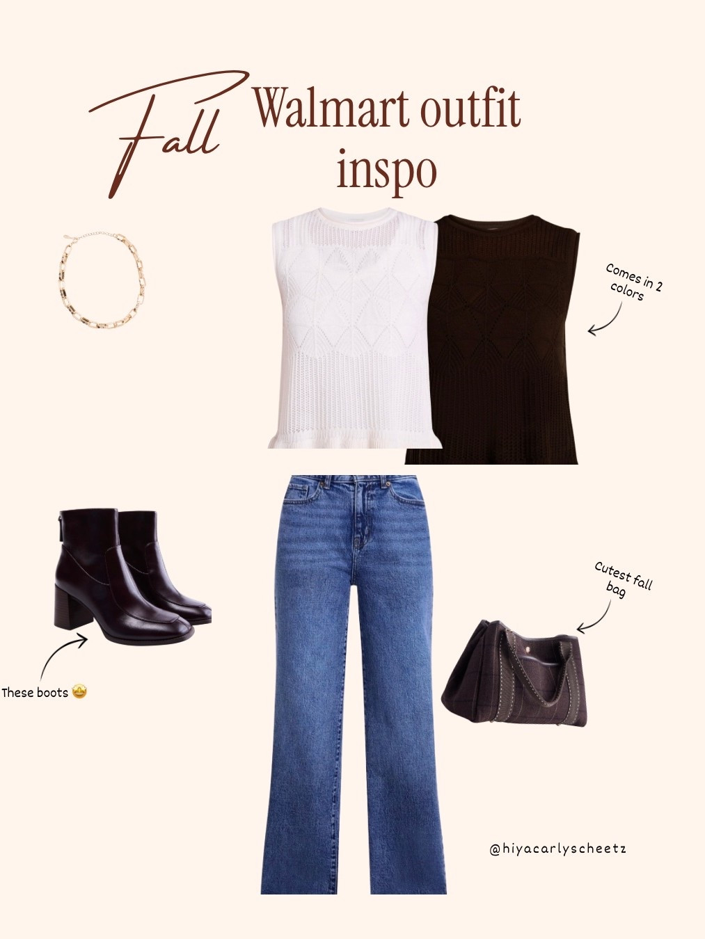 Fall @Walmart outfit inspo 🍁 

#ltk #walmart #fall #seasonal

#LTKxWalmart #LTKdayinmylife