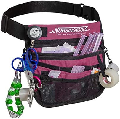 KangaPak Nursing Organizer Belt - New Microfiber Design - 9 Pocket Utility Pouch for Stethoscopes... | Amazon (US)