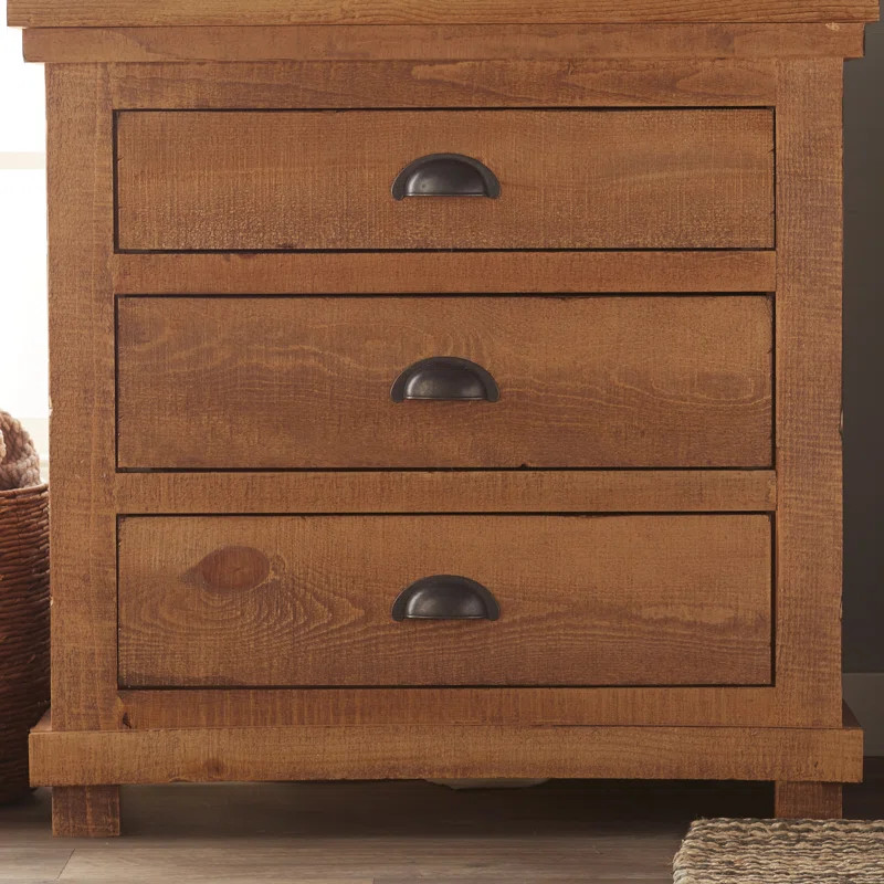 Lockridge 3 - Drawer Solid Wood Bachelor's Chest | Wayfair Professional