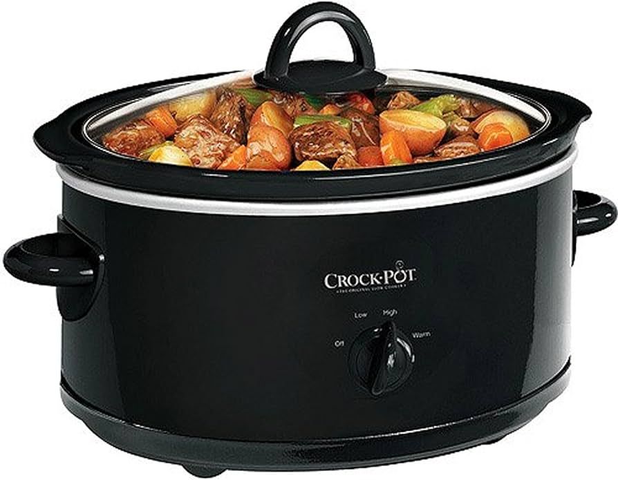 Amazon.com: Crock Pot SCV700-B 7 Quart Black Oval Slow Cooker by Crock-Pot: Home & Kitchen | Amazon (US)