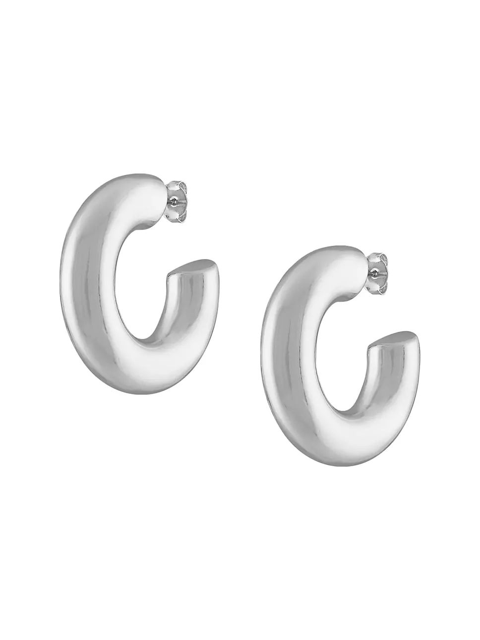 Allegra Hoop Sterling Silver | Saks Fifth Avenue