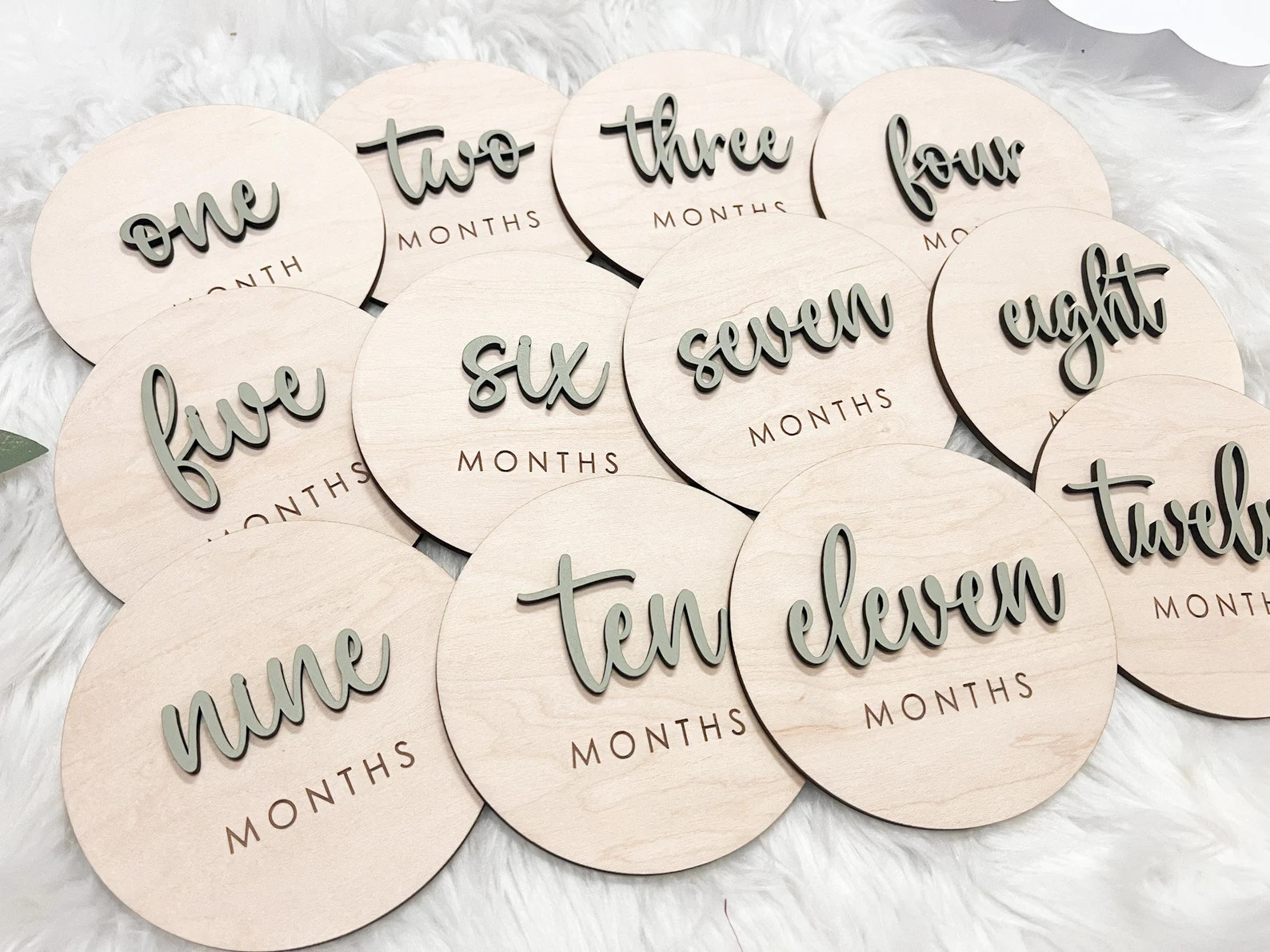 Baby Monthly Milestone Marker Month Photo Signs Baby Monthly - Etsy | Etsy (US)