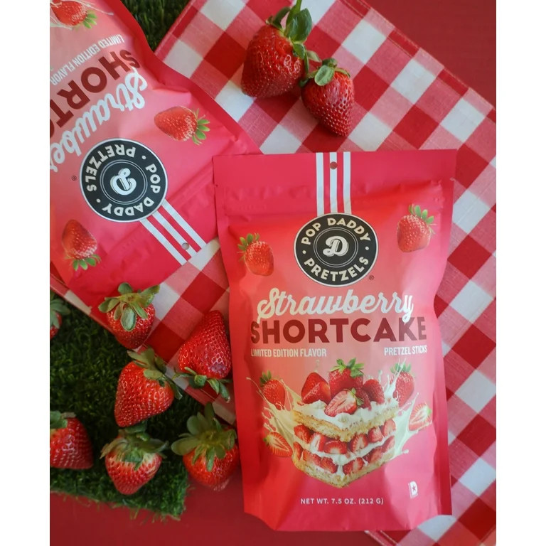 Pop Daddy Strawberry Shortcake Pretzel Sticks 7.5oz | Walmart (US)