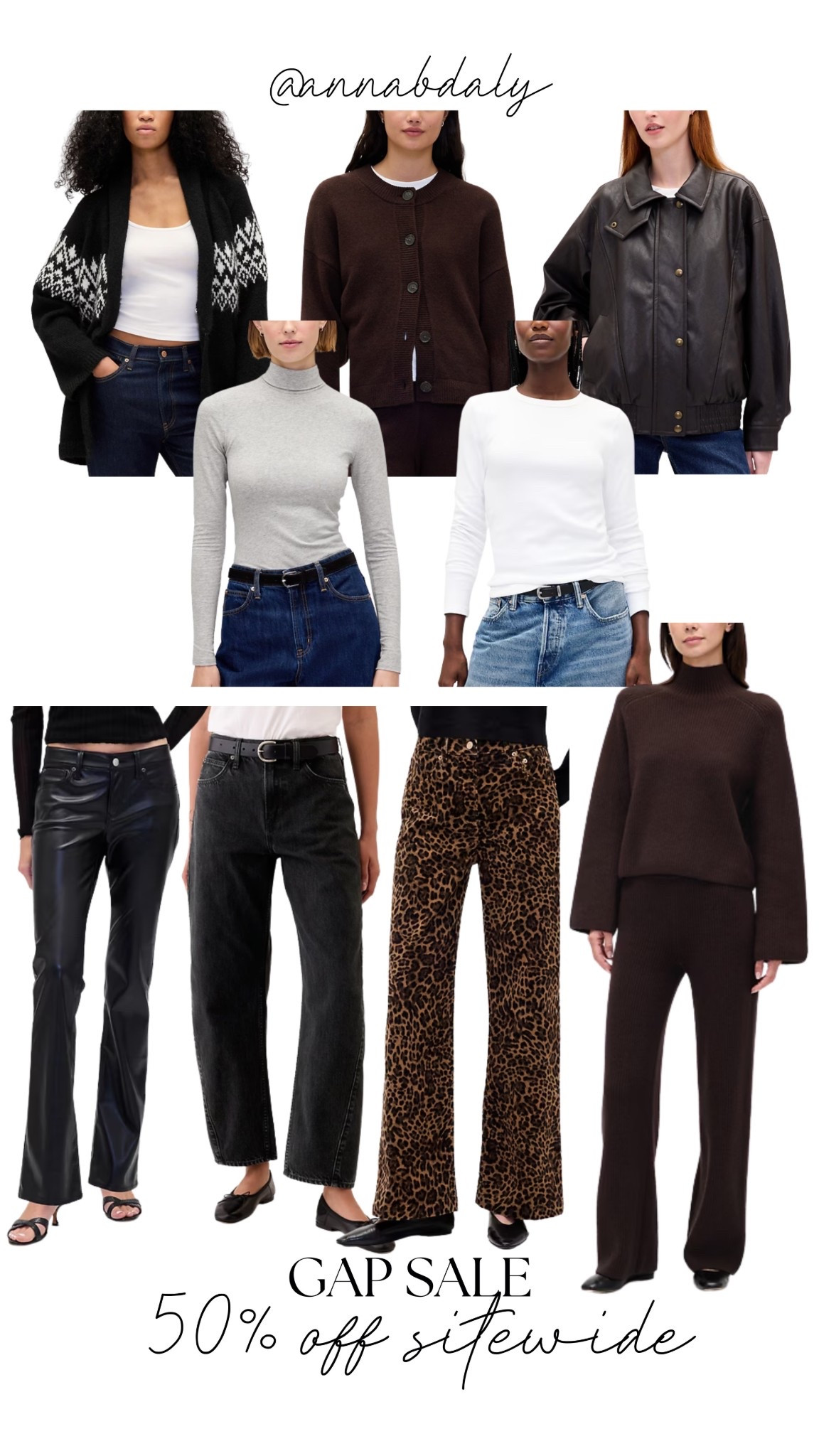 Gap 50% off site wide 

#LTKSaleAlert #LTKSeasonal