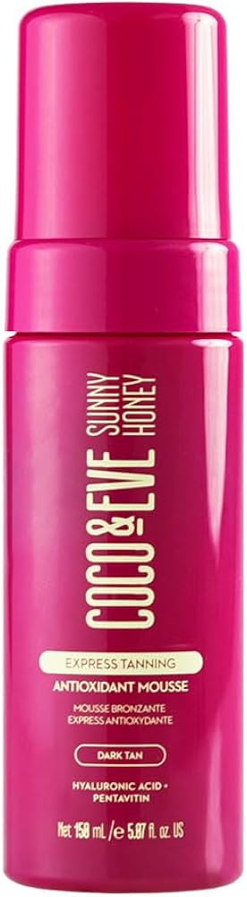 Coco & Eve Express Tanning Antioxidant Mousse - Best 1 Hour Streak-Free Sunless Deep Tan | Fast, ... | Amazon (US)