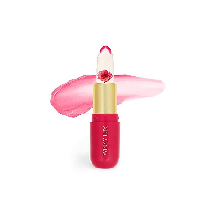 Amazon.com : Winky Lux Flower Balm, Vegan Lip Balm and Lip Stain, pH Color Changing Lipstick, Van... | Amazon (US)