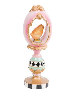 Egg On A Base With Chick Decor | TJ Maxx