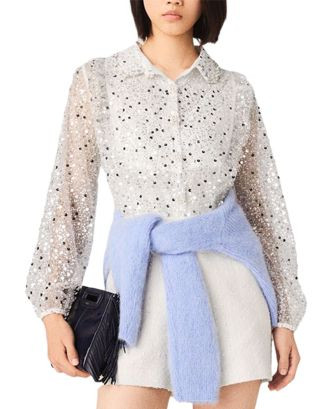 Collared Tweed Romper | Bloomingdale's (US)