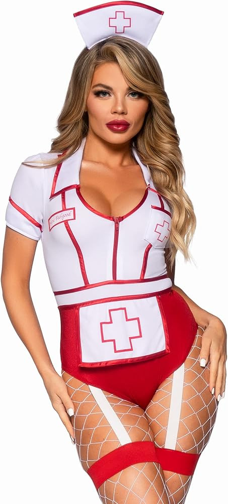Leg Avenue Women's Sexy Nurse Feelgood Adult Halloween Costume | Amazon (US)
