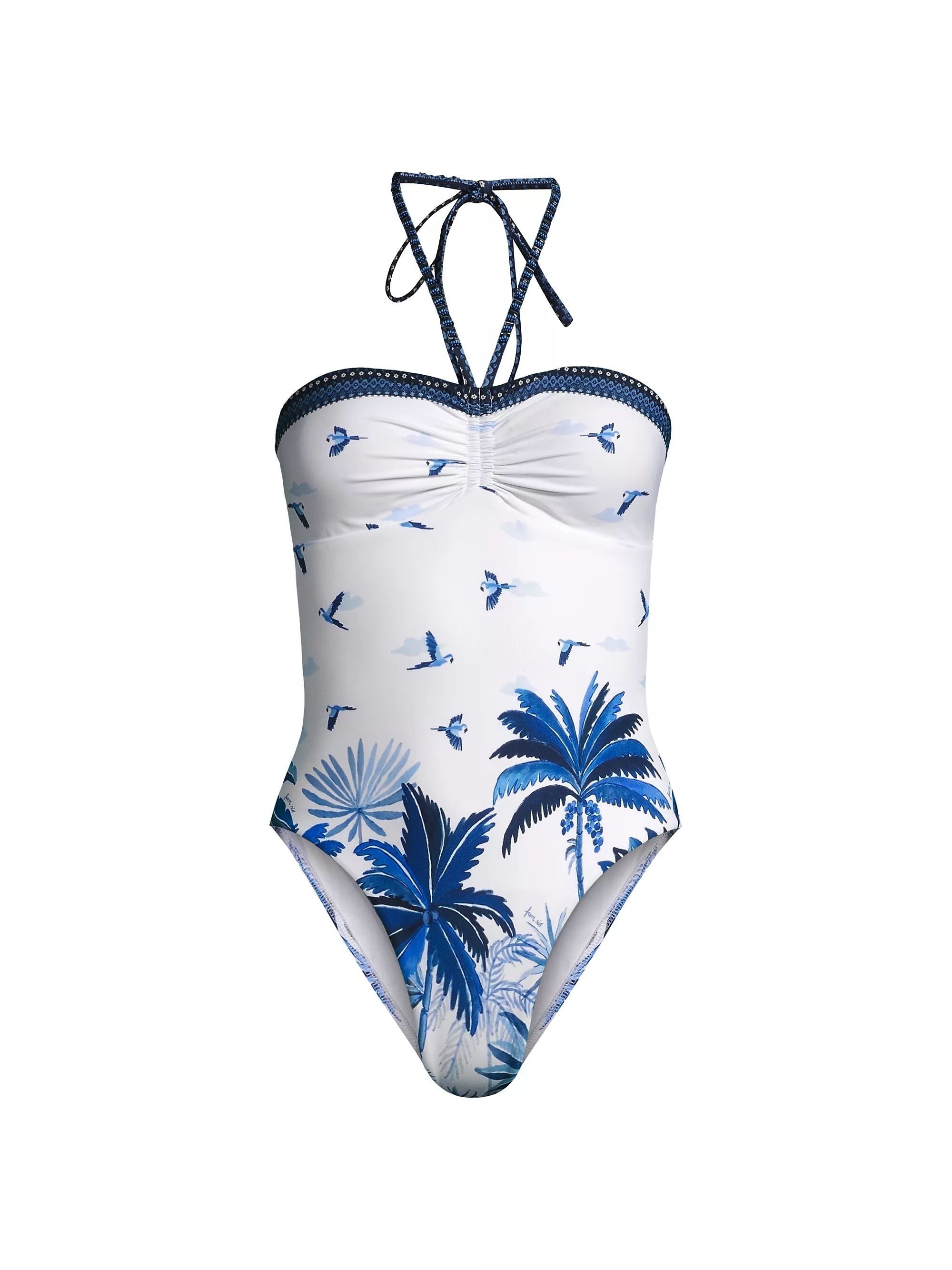 Dream Sky Halter One-Piece Swimsuit | Saks Fifth Avenue