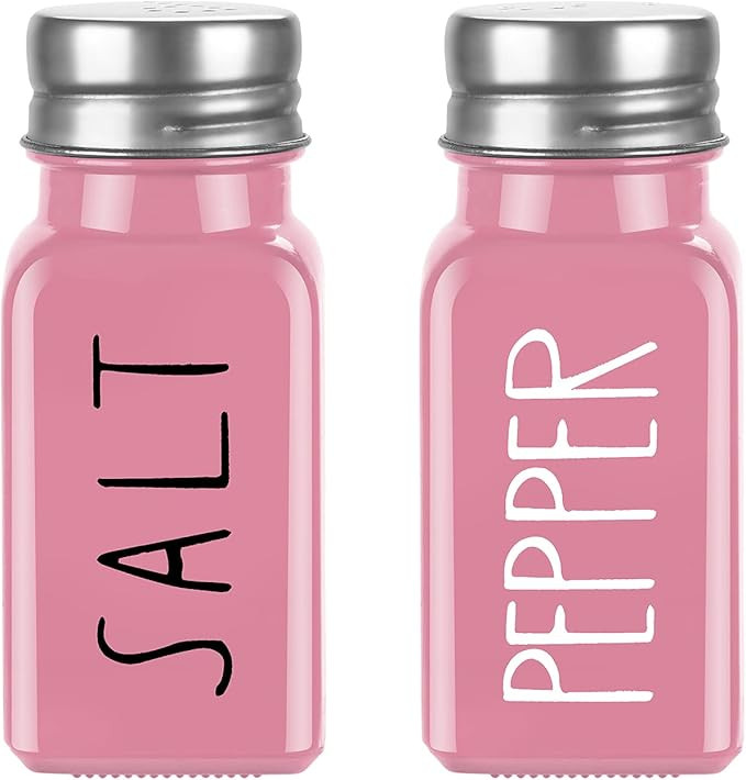Farmhouse Salt and Pepper Shakers Set by Janxin-Cute Salt Pepper Shaker-Modern Kitchen Table Deco... | Amazon (US)