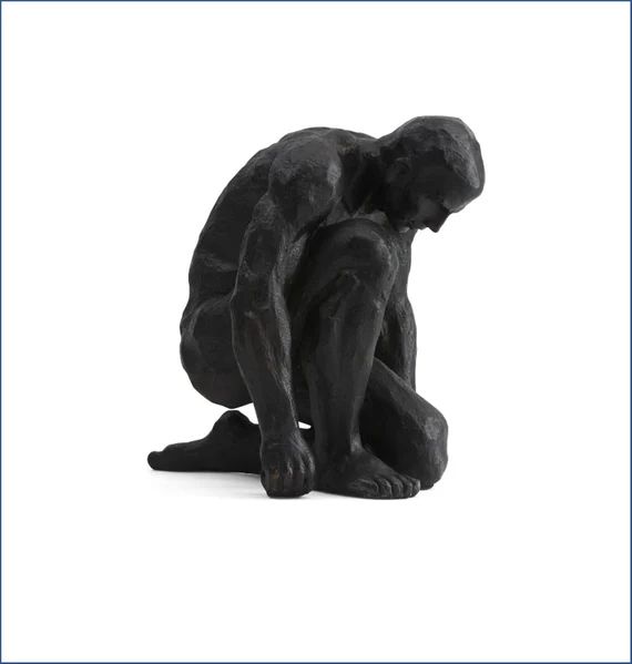 Kneeling Man  Decorative Figurine Sculpture | Etsy | Etsy (US)