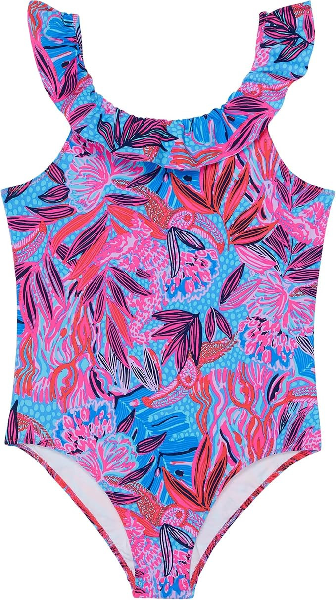 Lilly Pulitzer Girl's Eliana UPF 50+ Swimsuit (Toddler/Little Kids/Big Kids) | Amazon (US)