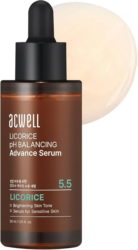 ACWELL Licorice pH Balancing Advanced Facial Serum Ampoule 1.01 fl.oz. - Minimizes Fine Lines, Ra... | Amazon (US)