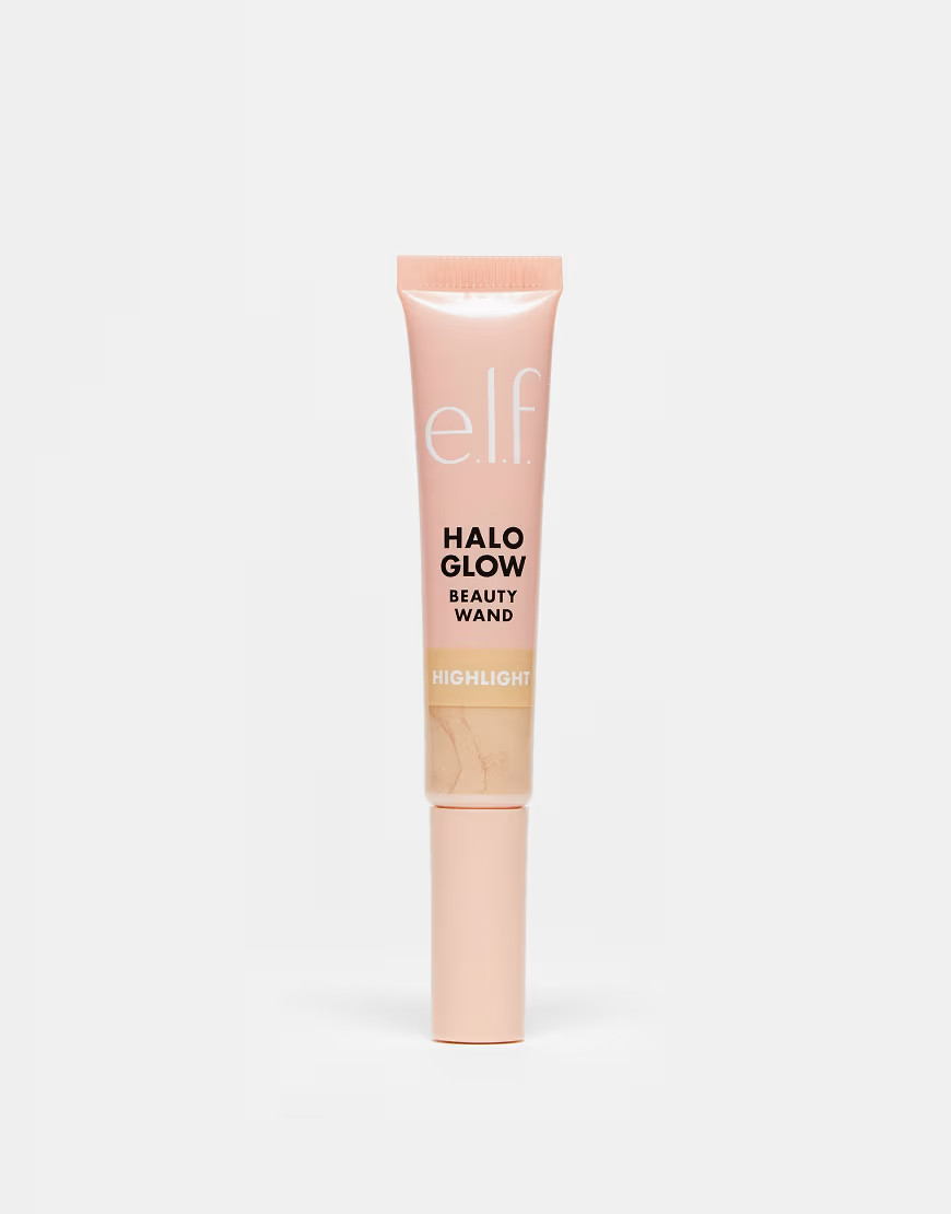 e.l.f. Halo Glow Highlight Beauty Wand - Champage Campaign-Gold | ASOS (Global)