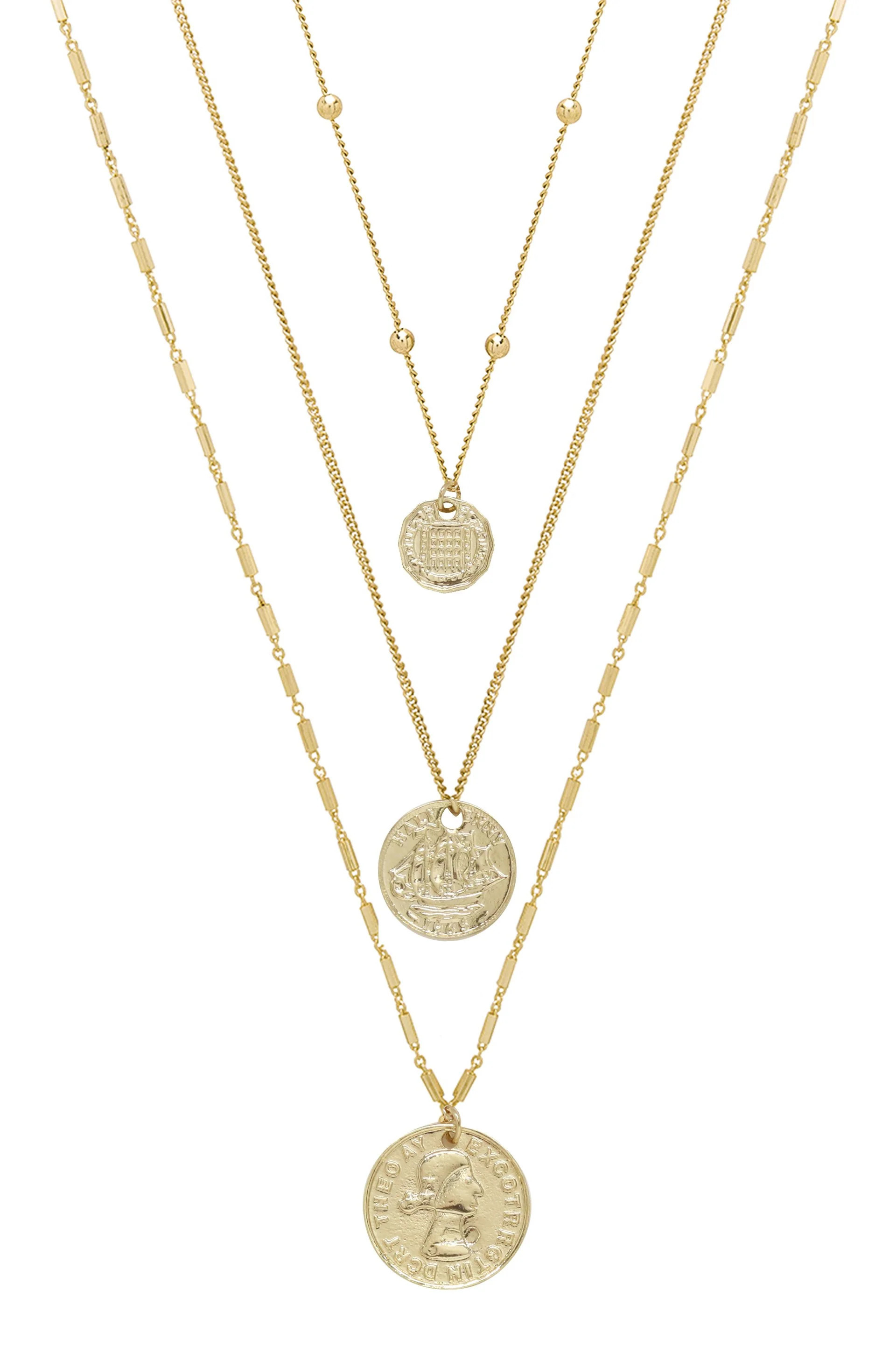 Three Coins Necklace Set | Ettika