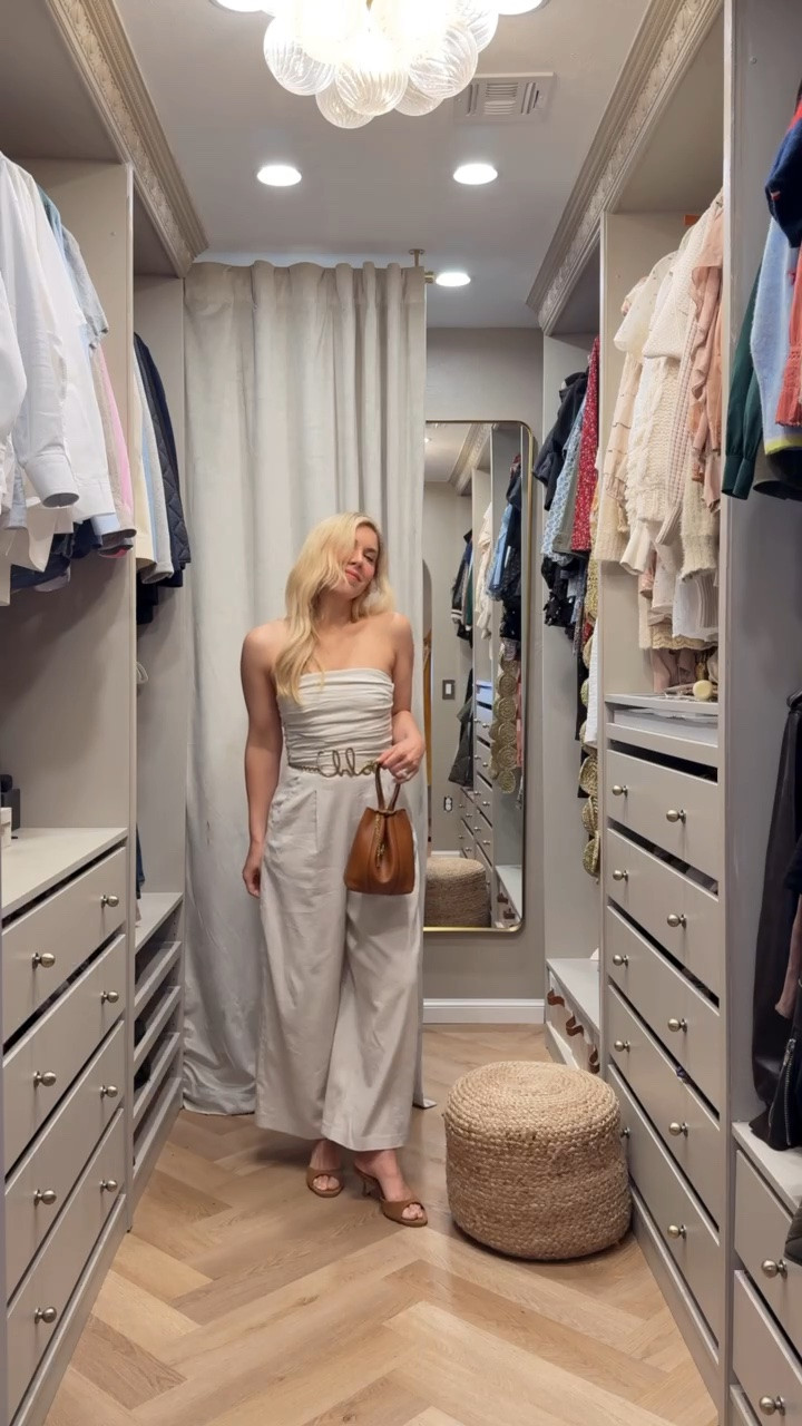 This is the perfect summer jumpsuit. (Stays up too!)
Linked to where to get this Chloe belt and Chloe bag for less 👏🏻

Summer outfit 
Summer
Vacation outfit

#LTKdayinmylife #LTKgrwm #LTKootd